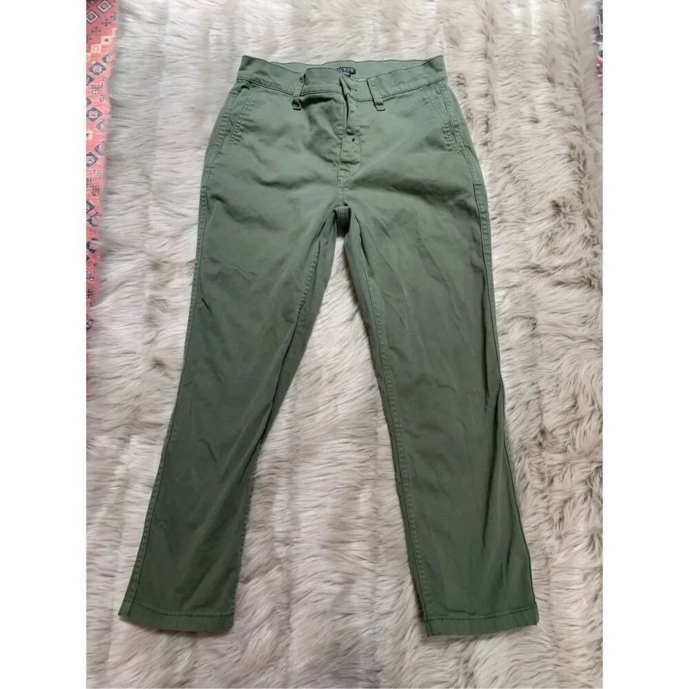 J. Crew Vintage Slim Straight Stretch Chino Pants Women's 24 Petite